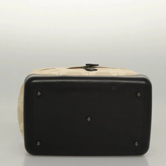 BOTTEGA VENETA Vanity Cosmetic Pouch Canvas Beige - Picture 7 of 15